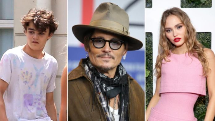 Johnny Depp has two kids