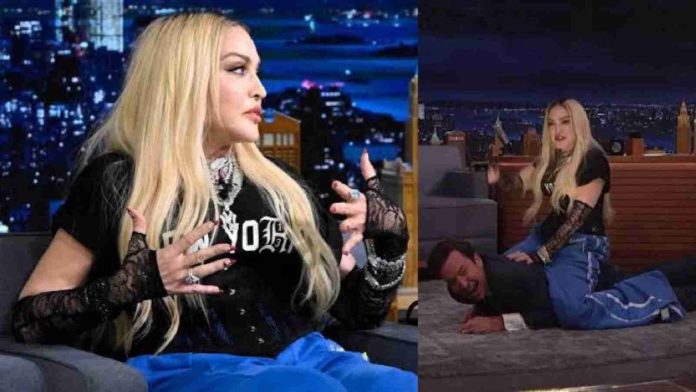 Twitter reacts to Madonna riding Jimmy Fallon like a horse