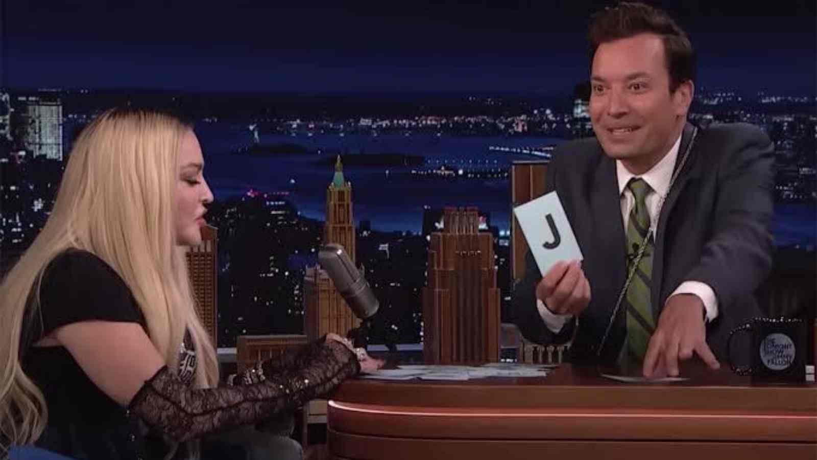 Madonna played a fun card game with Jimmy Fallon 