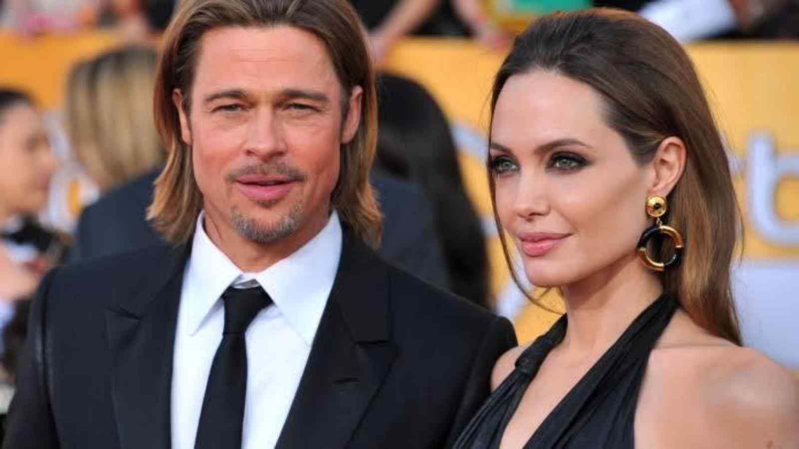 What all celebrities did Angelina Jolie date before Brad Pitt?