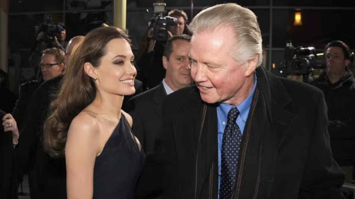 Angelina Jolie and Jon Voight