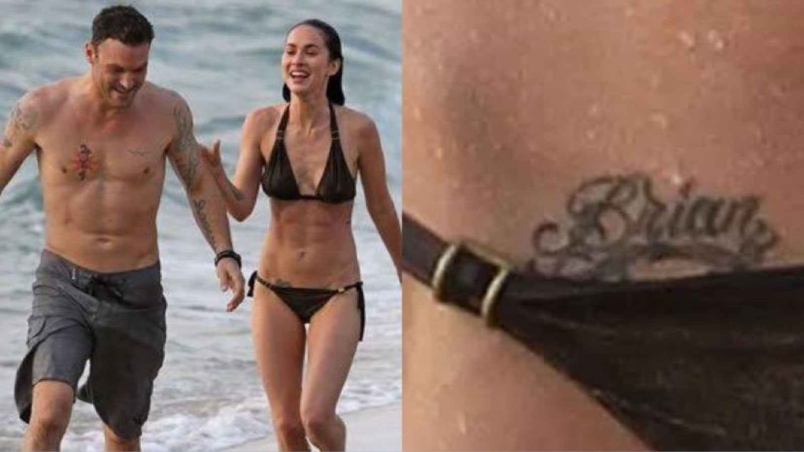 Megan Fox covers up pelvic tattoo honoring exhusband Brian Austin Green