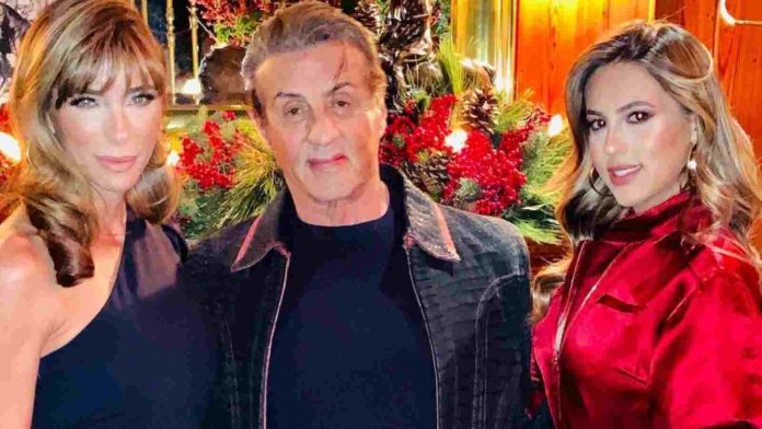 Sylvester Stallone and family