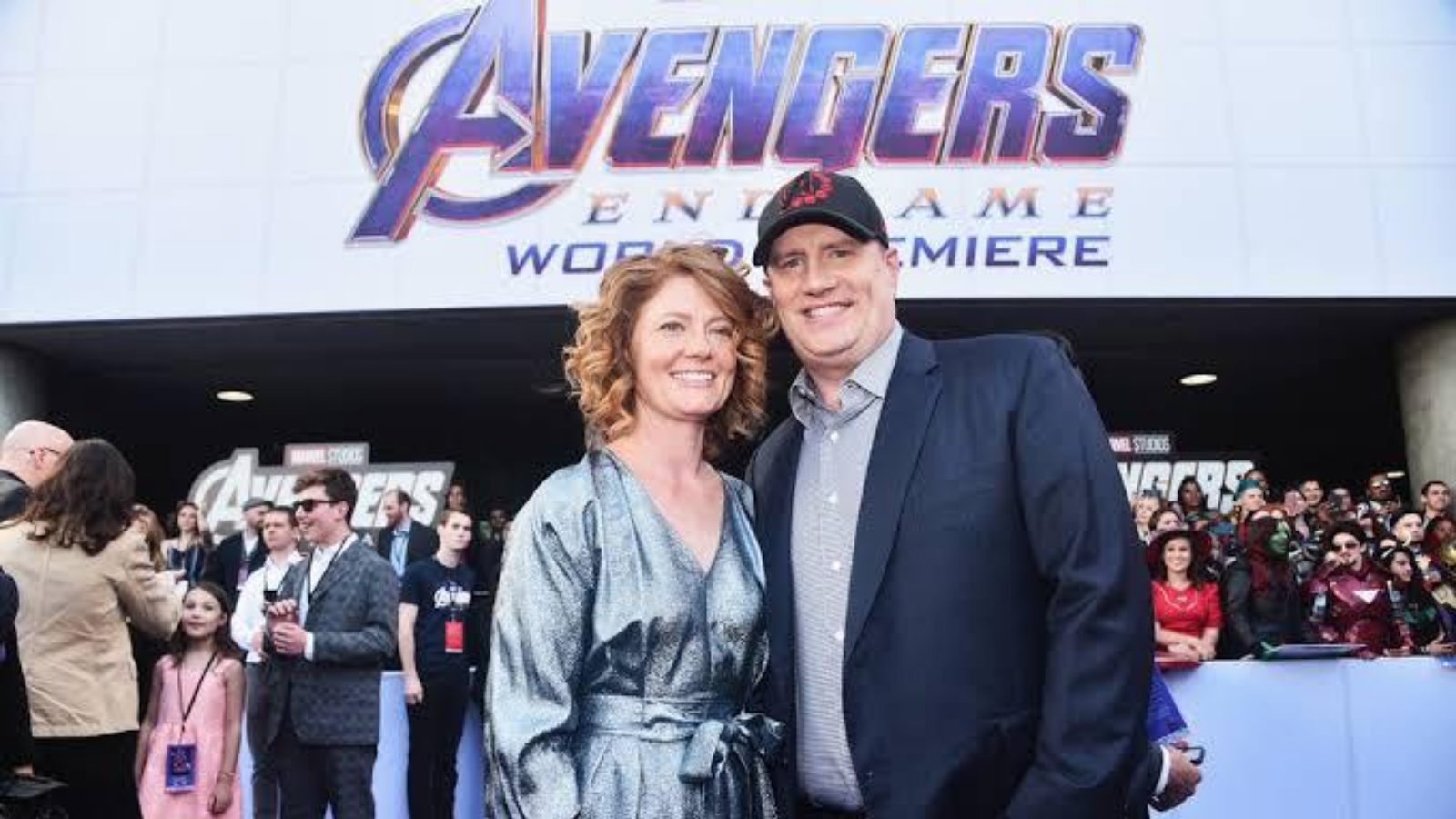 Kevin Feige and his wife, Caitlin Feige
