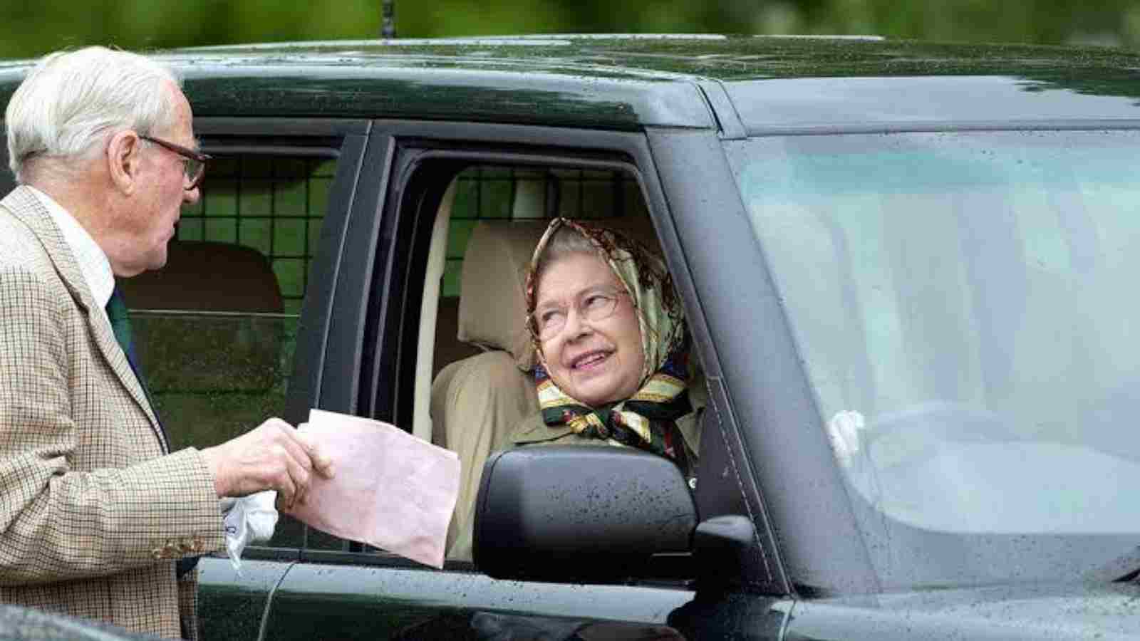 Queen Elizabeth II doesn't require a driving licence to drive around