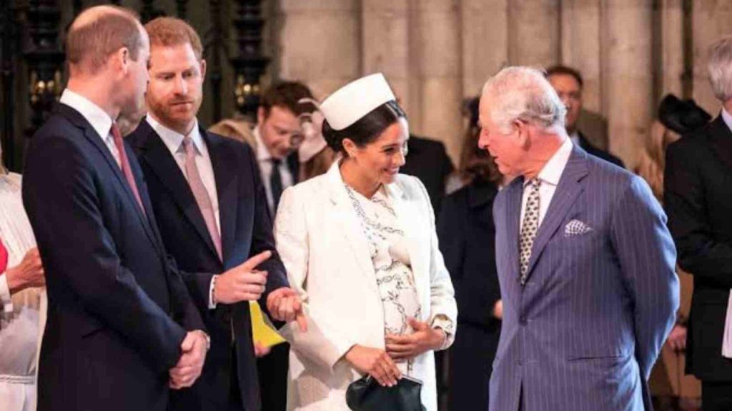 King Charles III, Meghan Markle, Prince Harry and Prince William