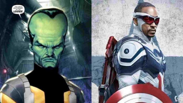Who is the villain against Sam Wilson in the upcoming Captain America: New World Order