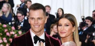 Tom Brady with his wife Gisele Bundchen