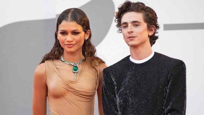 Zendaya and Timothée Chalamet