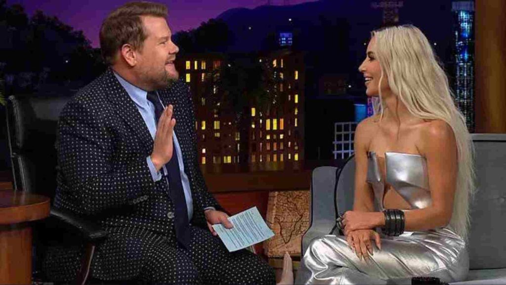 Kim Kardashian in The Late Late Show with James Corden 