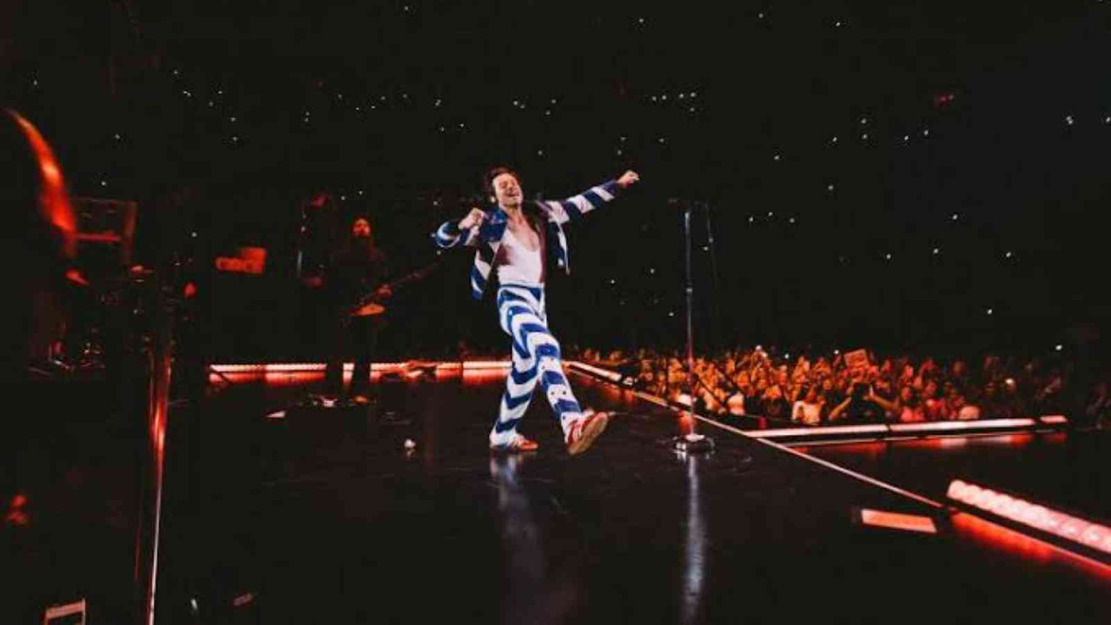 Harry Styles during a show at Madison Square Garden