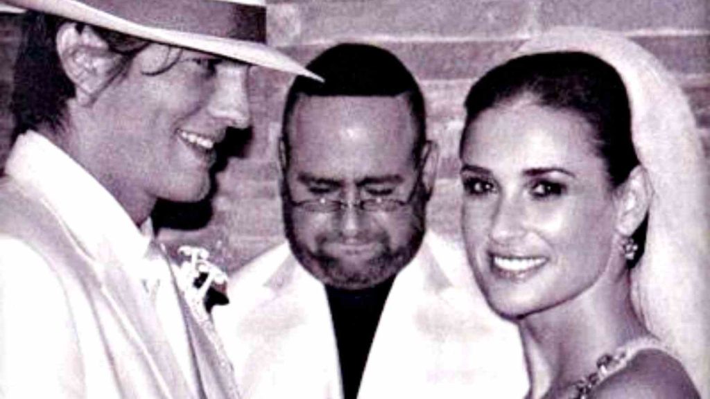 Ashton Kutcher and Demi Moore's wedding