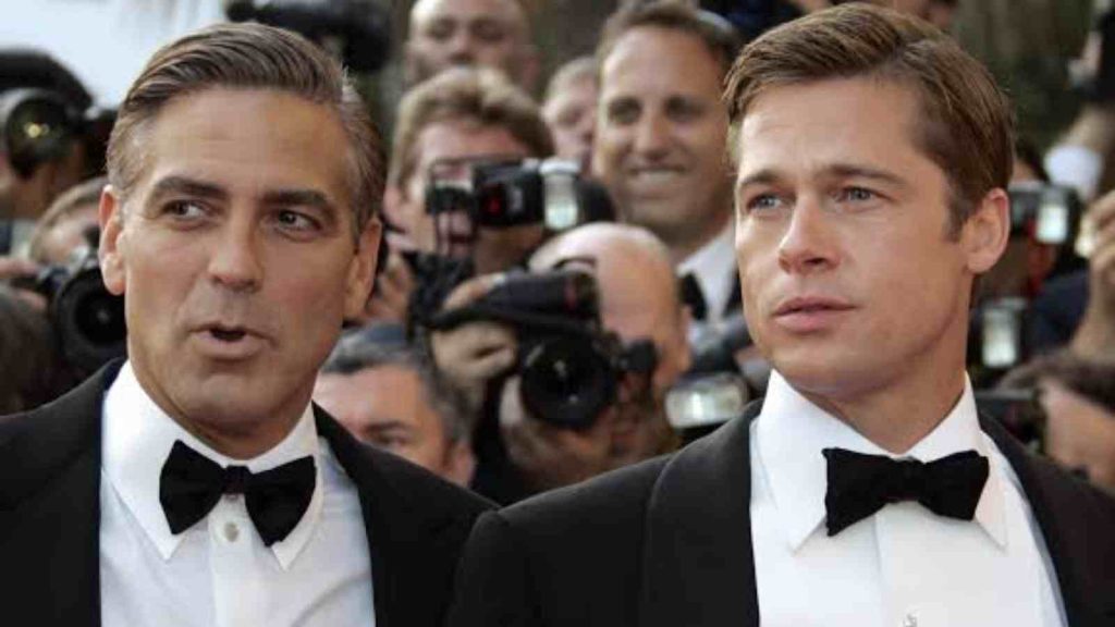 George Clooney and Brad Pitt