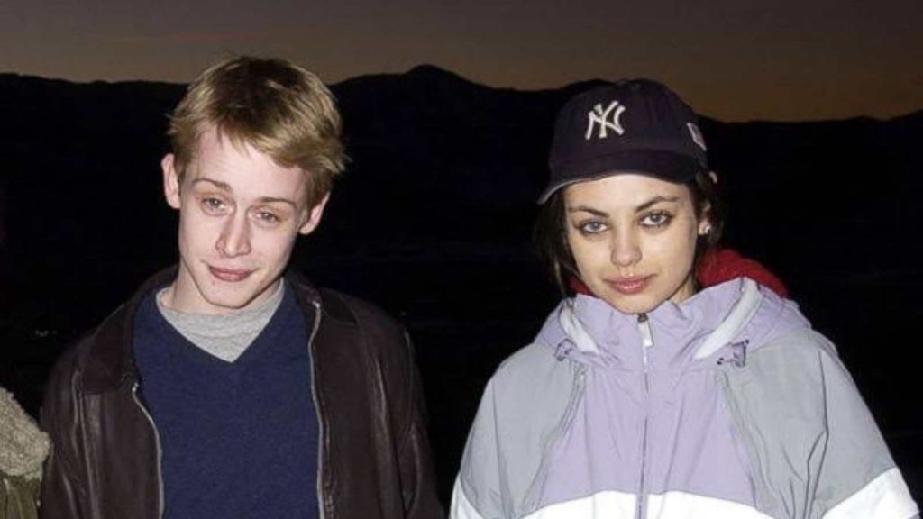 Macaulay Culkin and Mila Kunis