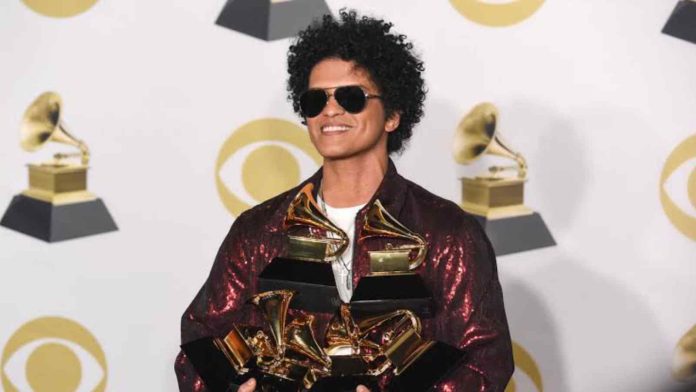 Bruno Mars Grammy History