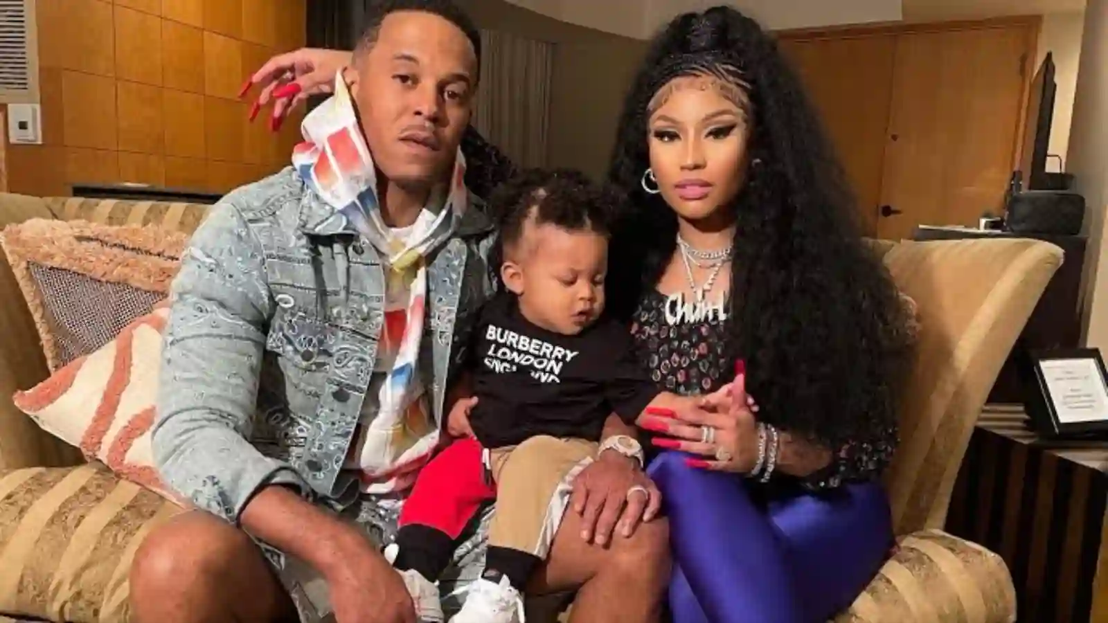 Nicki Minaj with her family