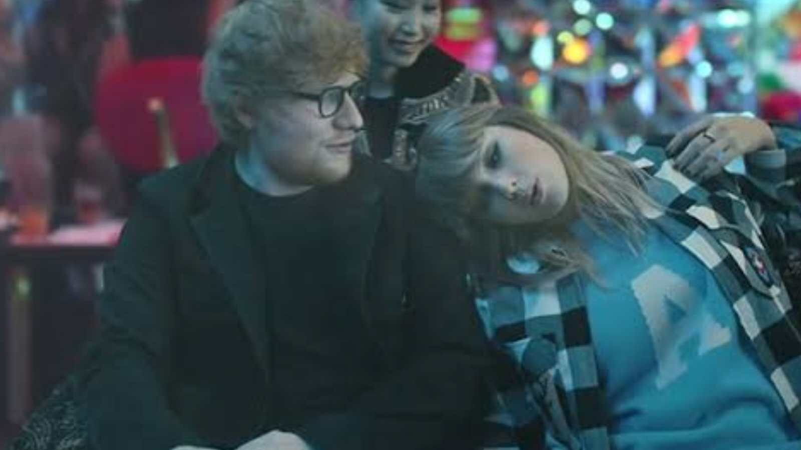 Taylor Swift and Ed Sheeran in 'End Game'