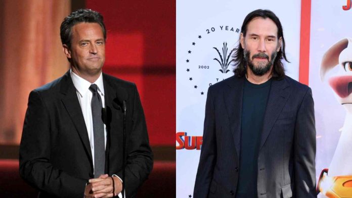 Matthew Perry and Keanu Reeves