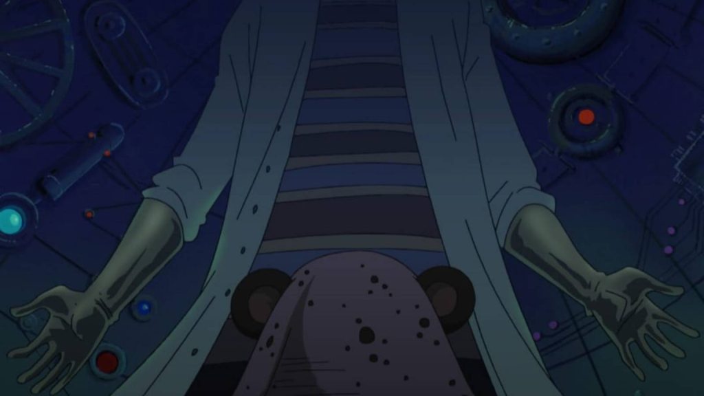 Dr. Vegapunks' appearance in the anime