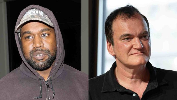 Quentin Tarantino and Kanye West