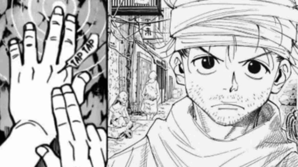 Ging's ability as shown in the manga 
