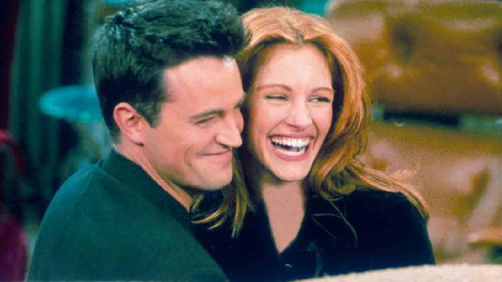 Matthew Perry with Julia Roberts