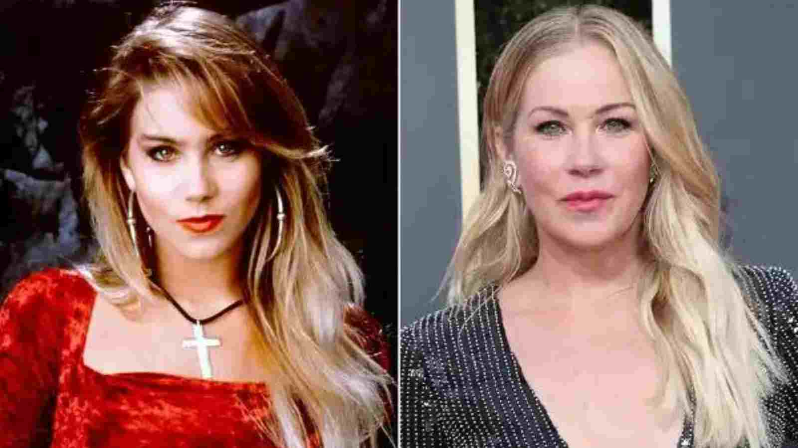 Christina Applegate in 'Married with Children' then and now