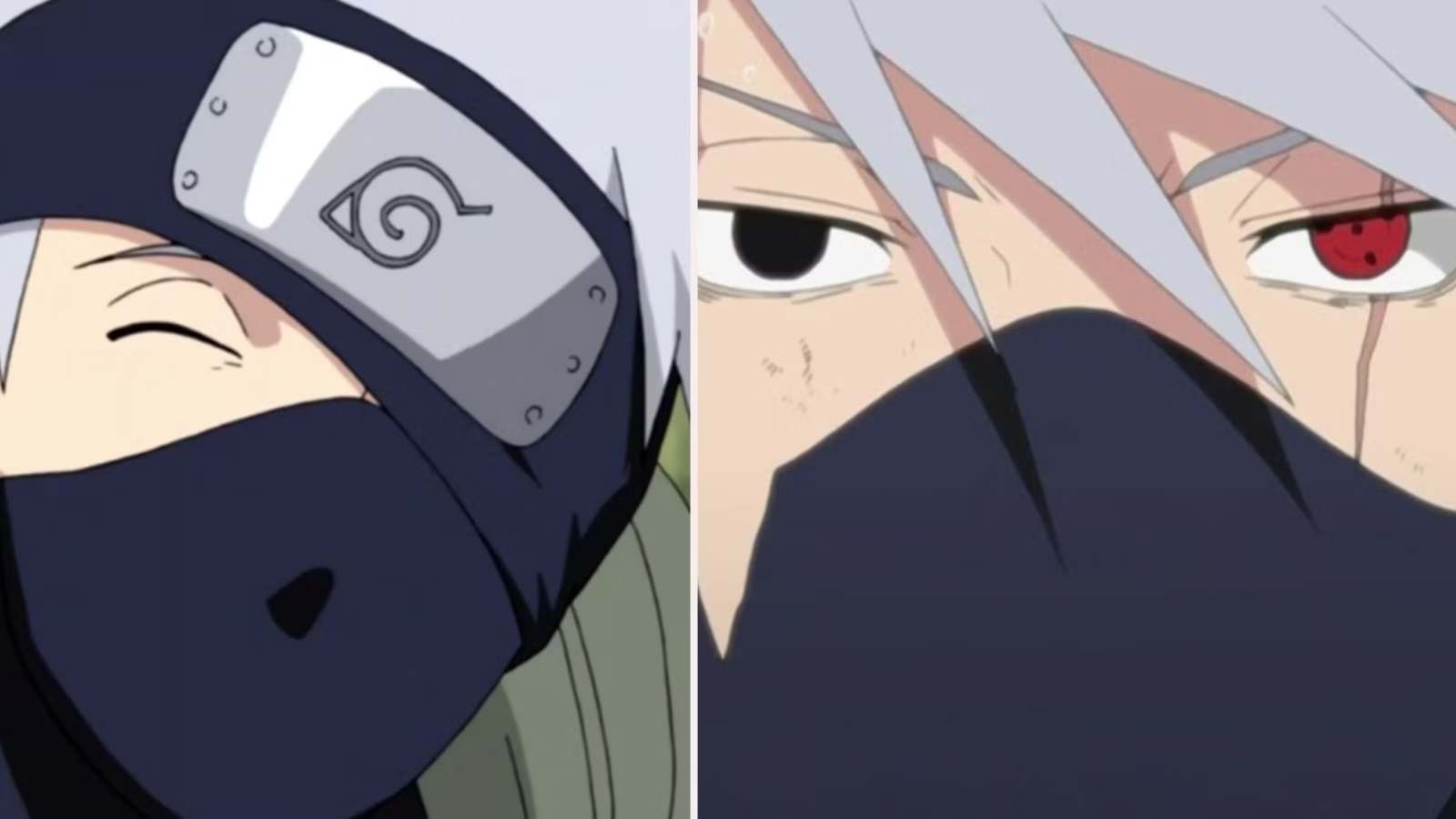 Why does Kakashi hide his Sharingan in Naruto?