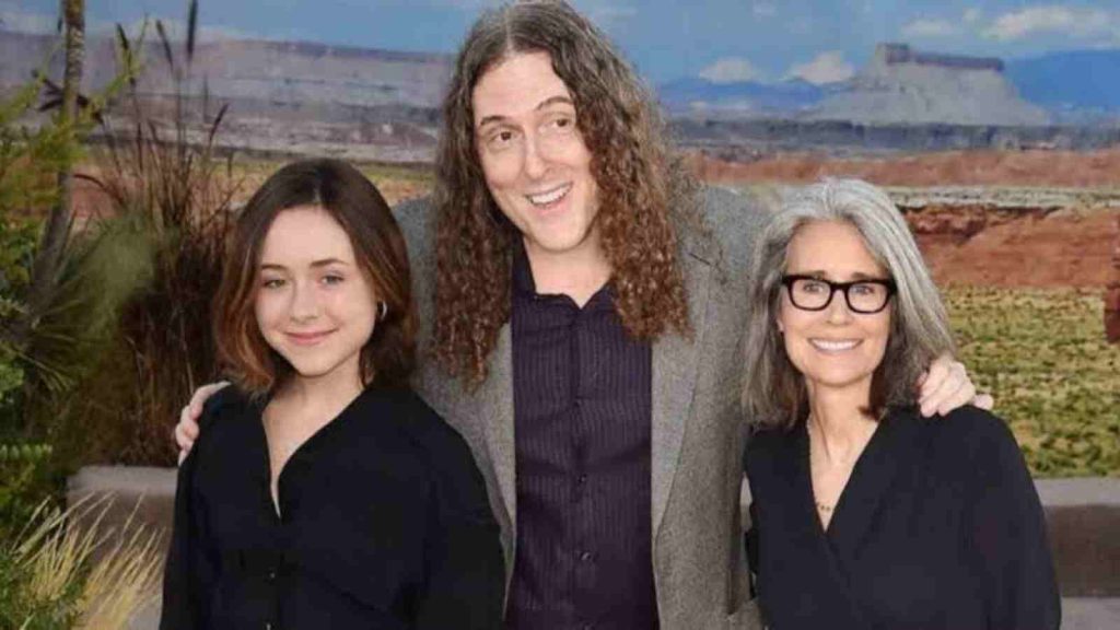 "Weird Al" Yankovic and his family 
