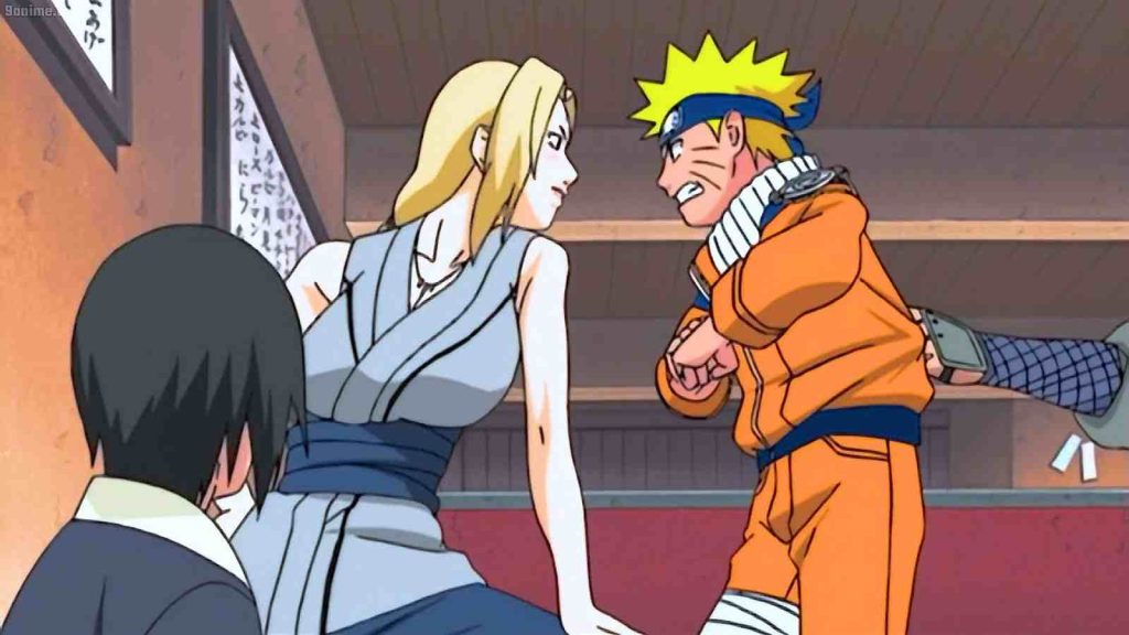 Tsunade and Naruto's bickering relationship