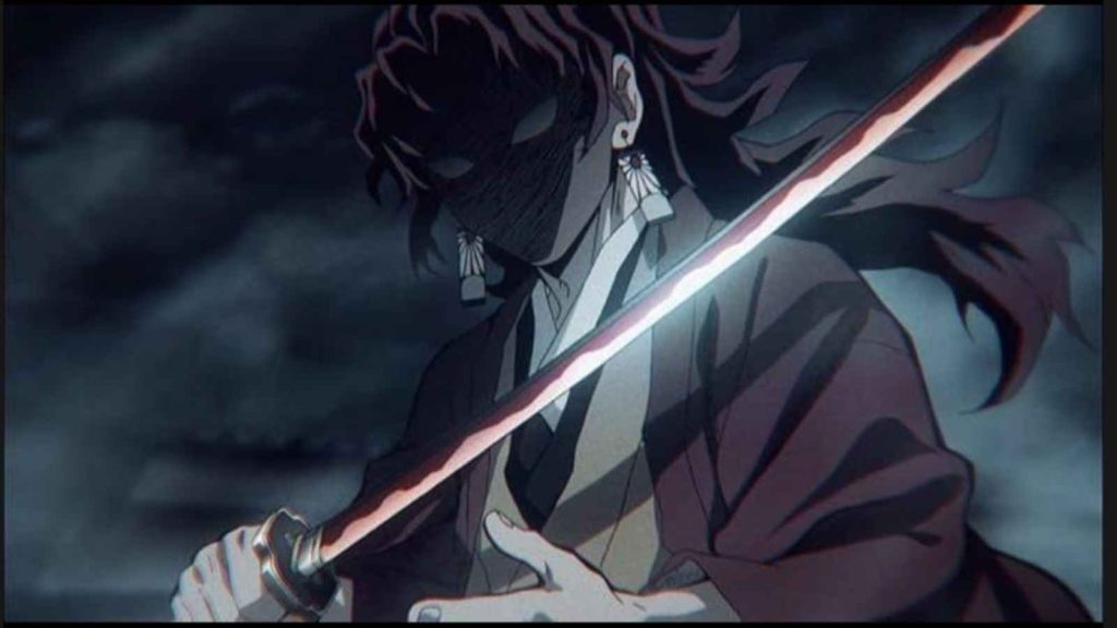 Yoriichi being the black Nichirin blade user 