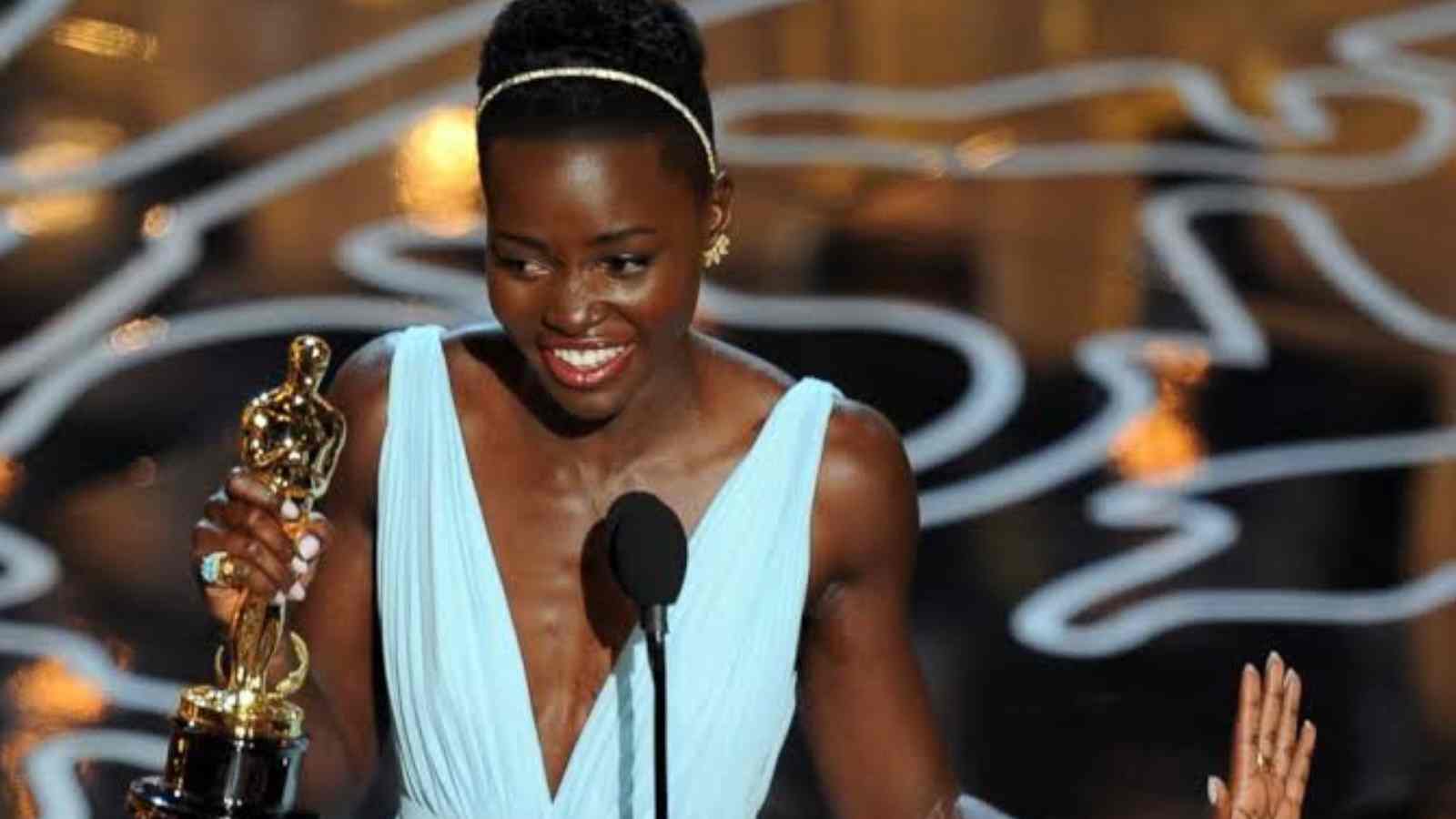 Lupita Nyong'o at the Oscars