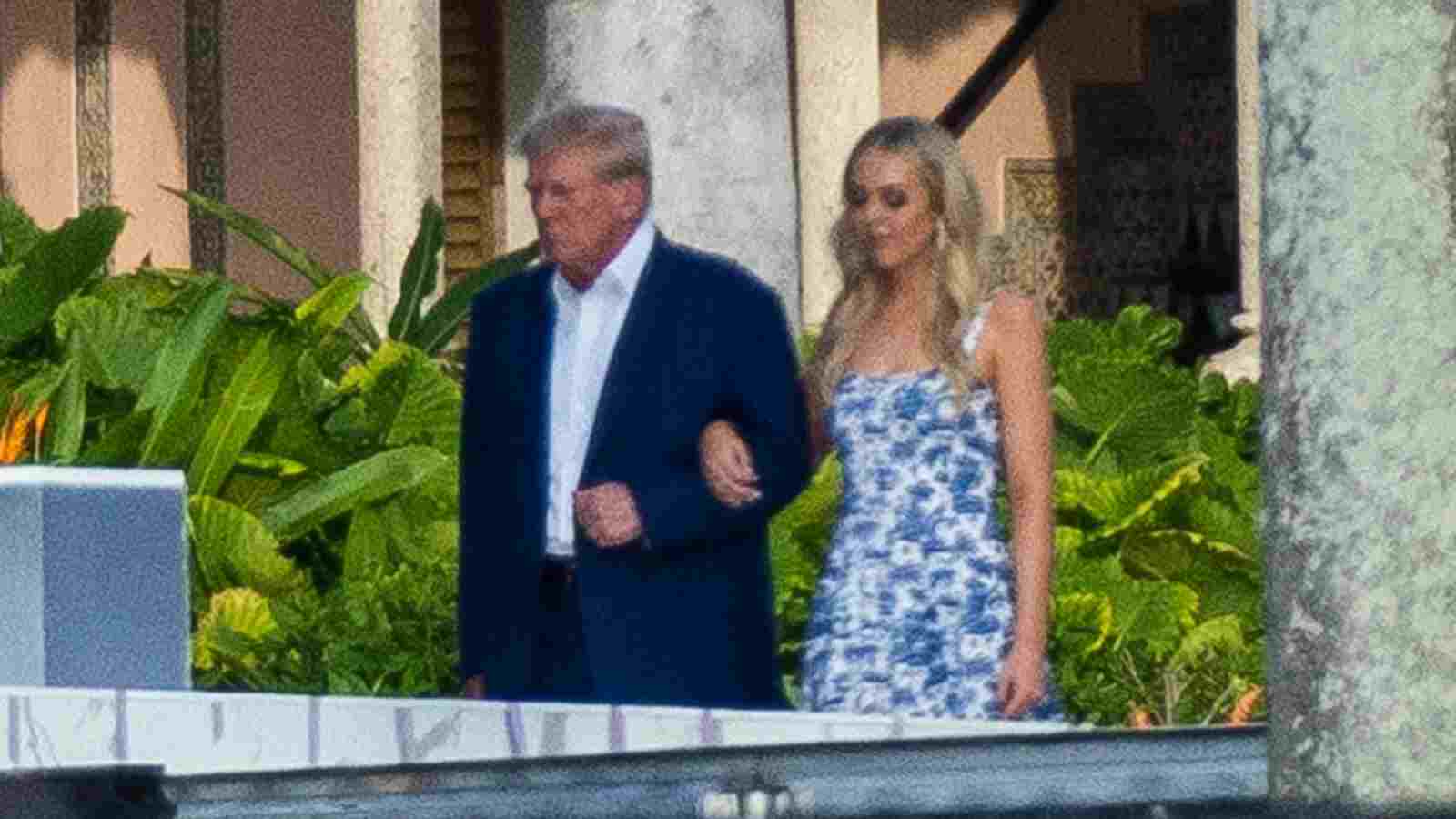 Donald Trump and Tiffany Trump