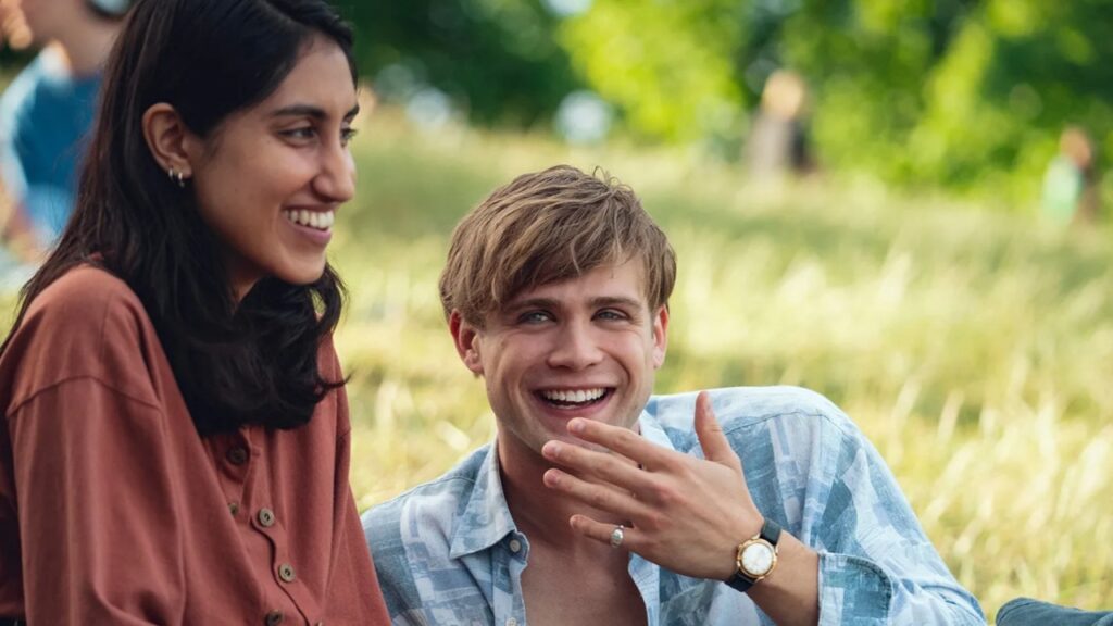 Emma and Dexter in 'One Day'