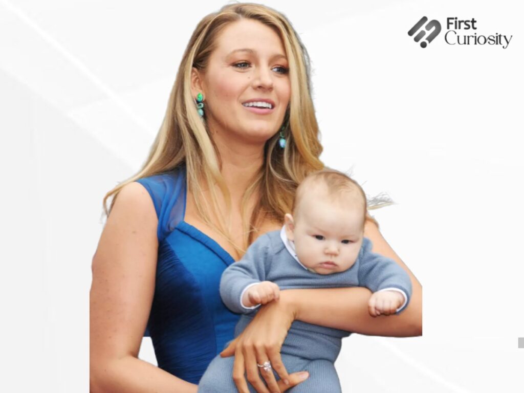 Blake Lively with their daughter Inez Reynolds