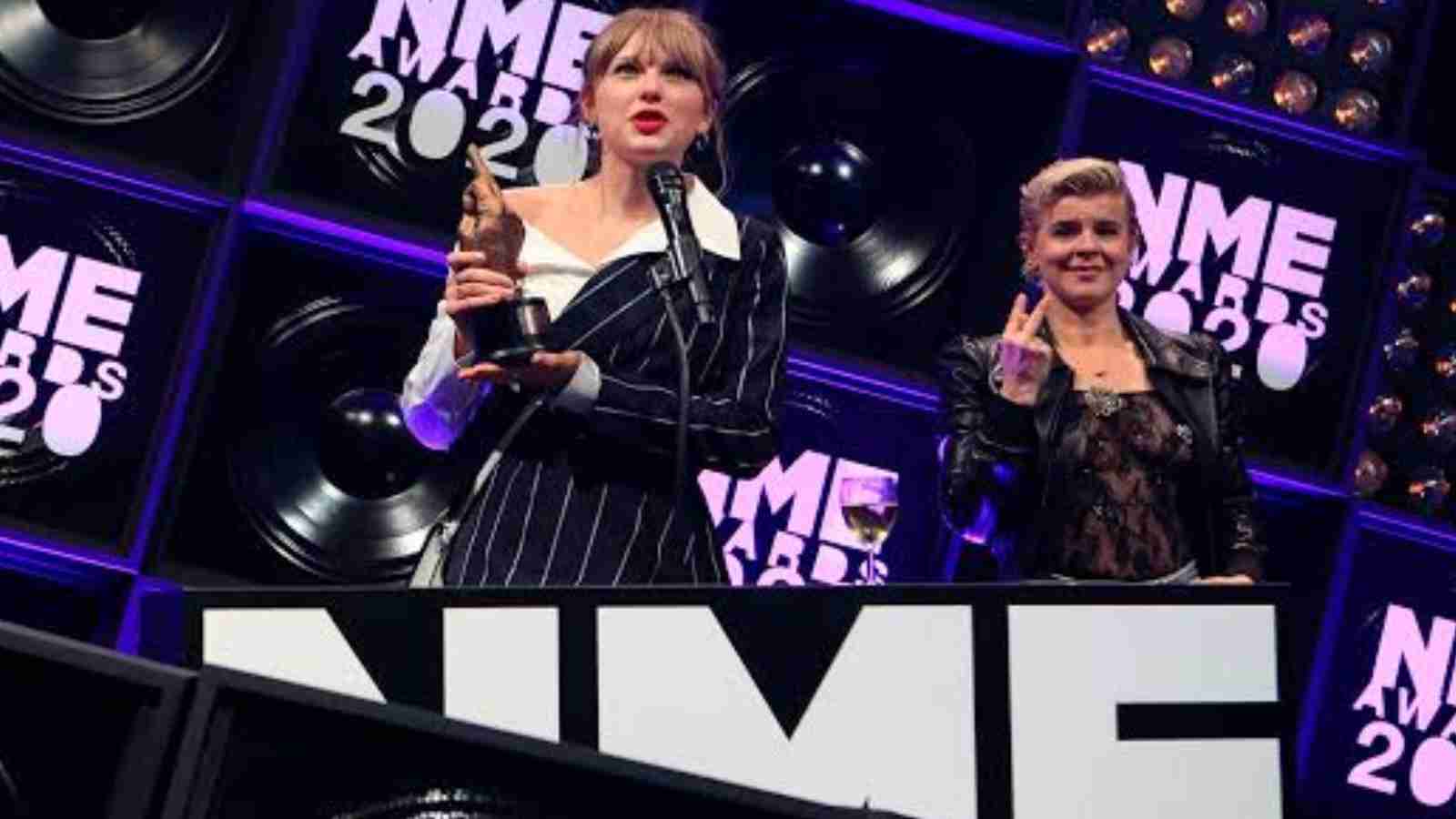 Taylor Swift at the NME Awards 2020