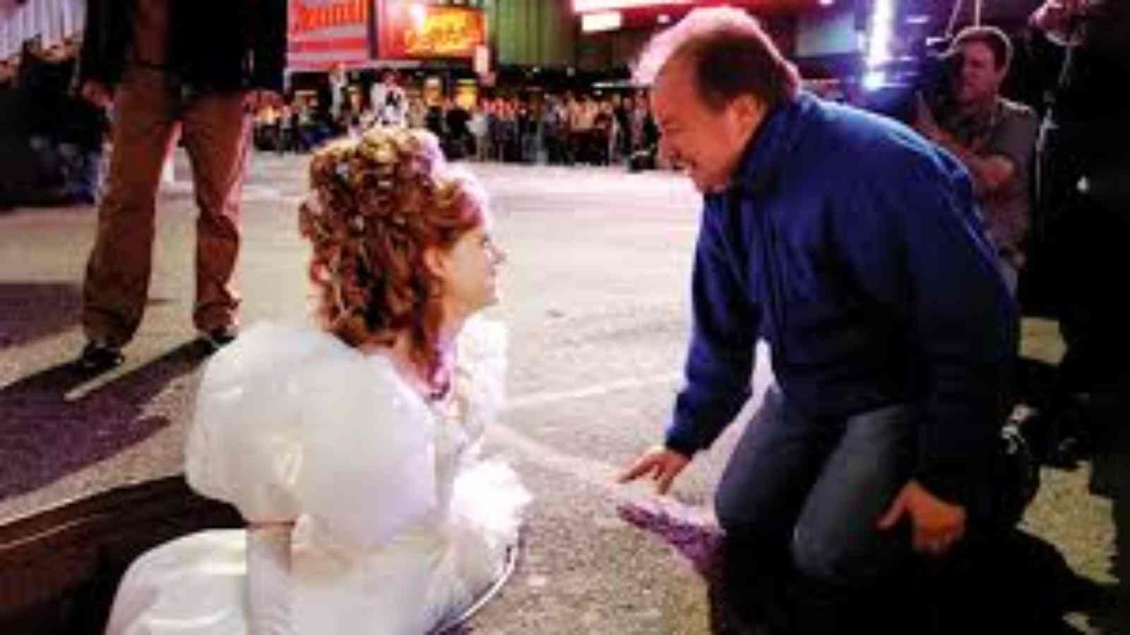 Kevin Lima on the sets of 'Enchanted'