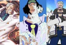 One Piece: Garp, Aokiji, Smoker