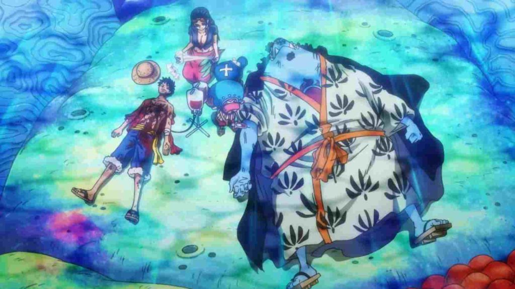 One Piece - Luffy and Jinbe