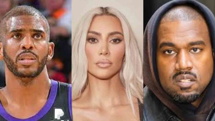 Kanye West alleges that he caught Chris Paul and Kim Kardashian together