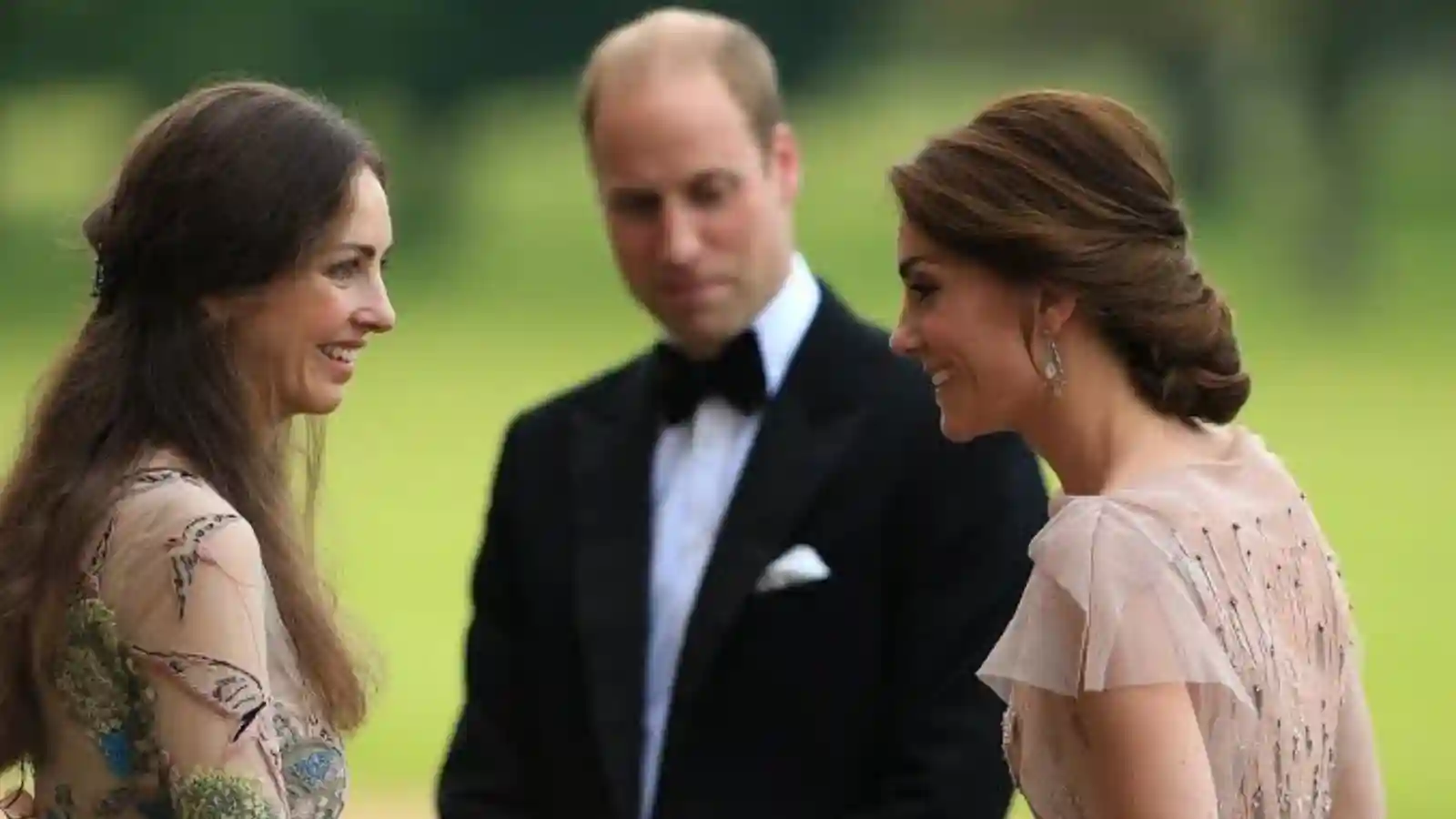 Kate Middleton and Prince William with Rose Rocksavage