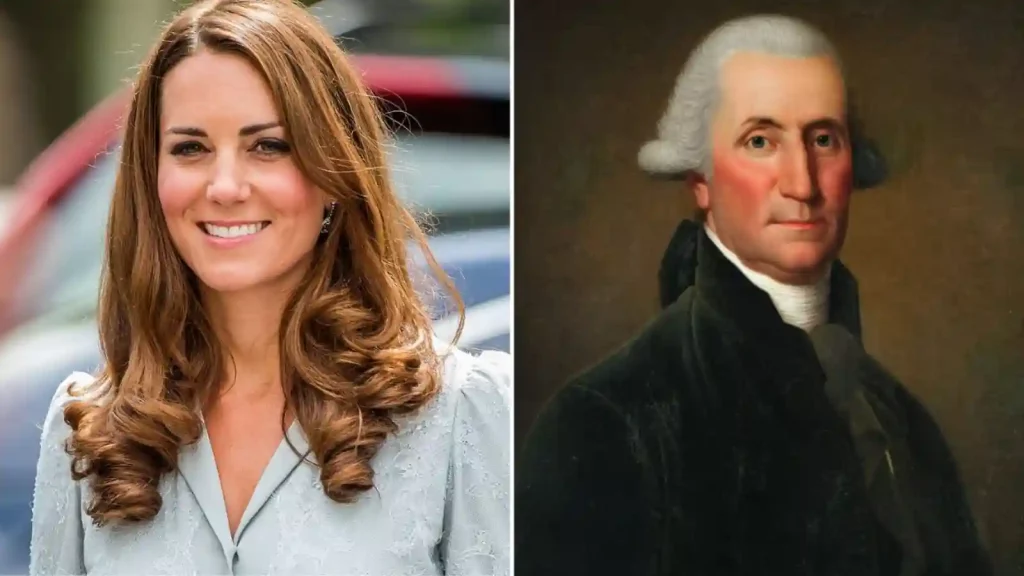 Kate Middleton and George Washington are distant cousins
