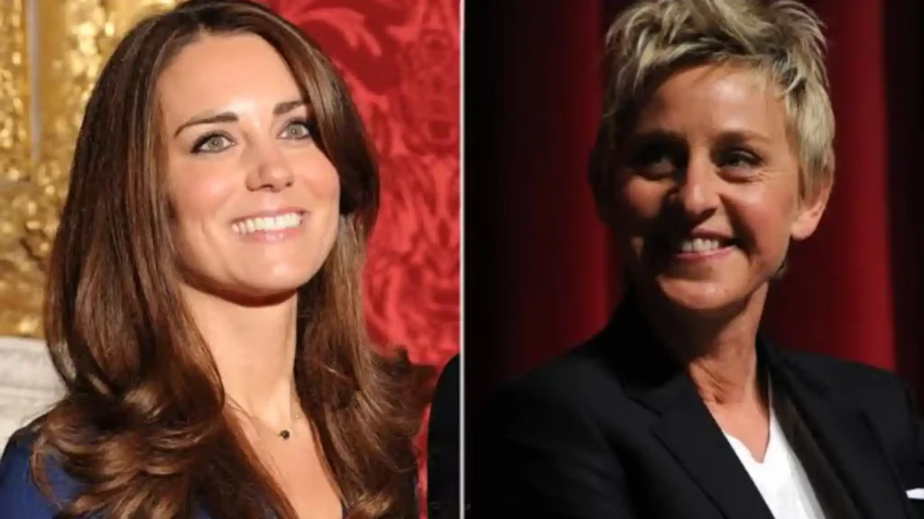 Kate Middleton and Ellen DeGeneres are related 