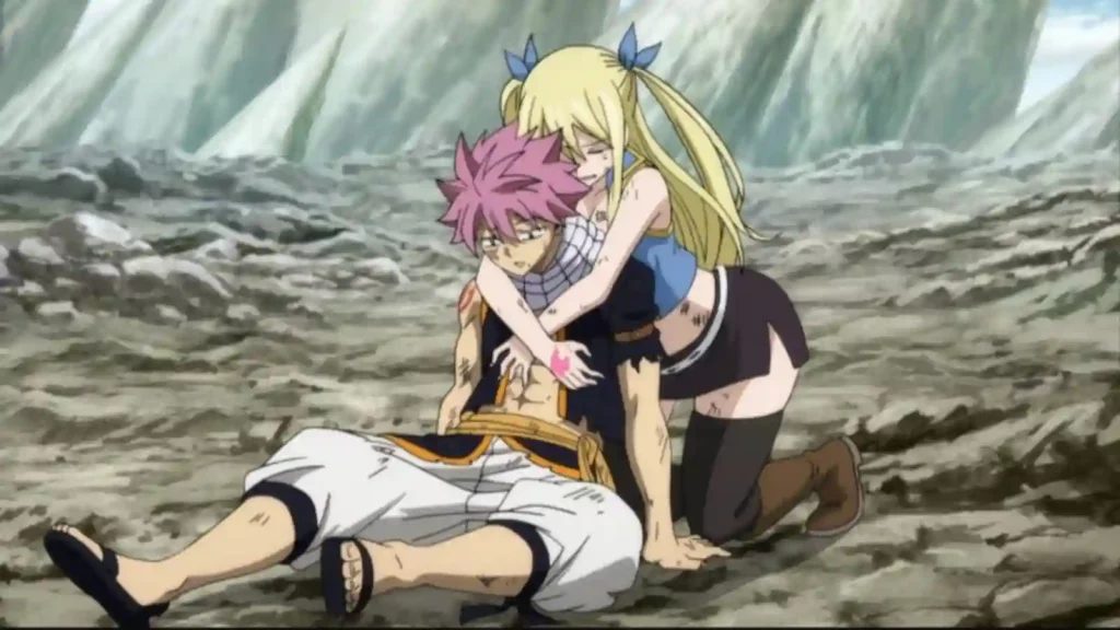 Lucy and Natsu 