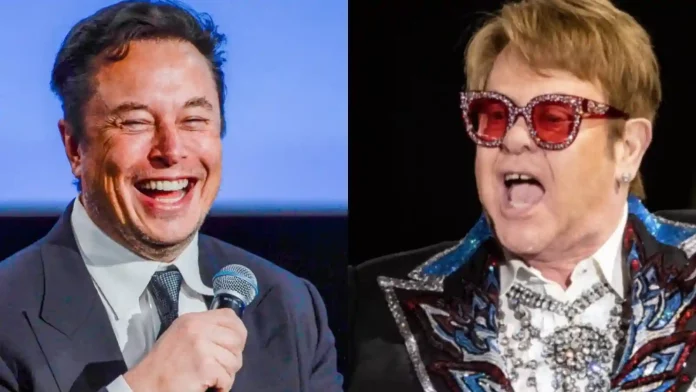 Elton John and Elon Musk