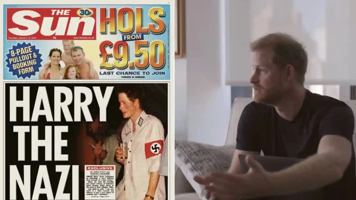 Prince Harry wore a nazi uniform