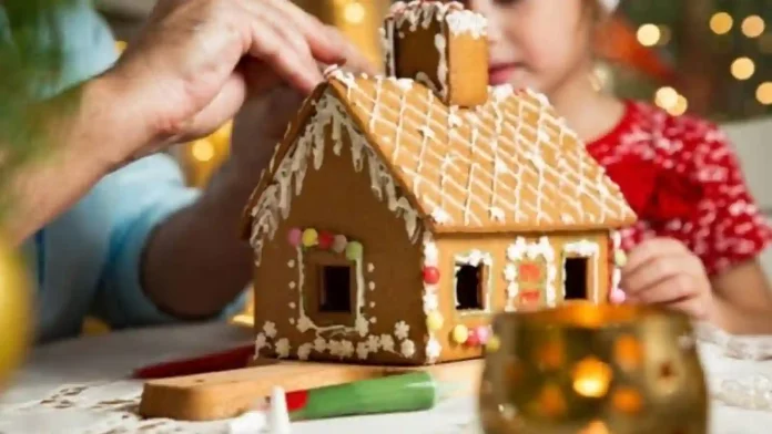 How did the Gingerbread houses tradition began?