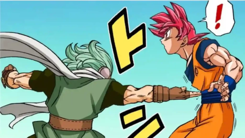 Granola fighting Goku 