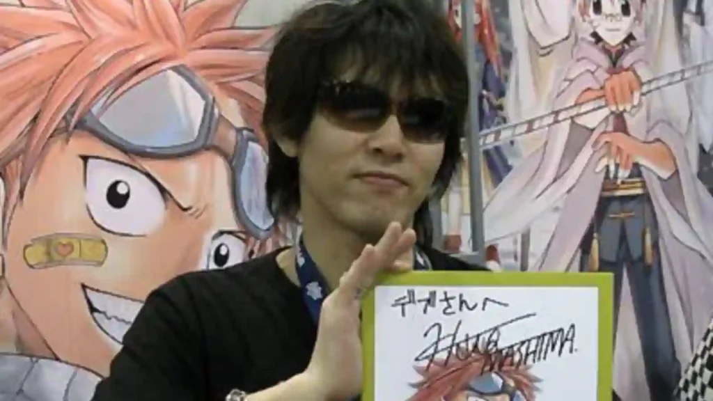 Hiro Mashima, the creator of Fairy Tail