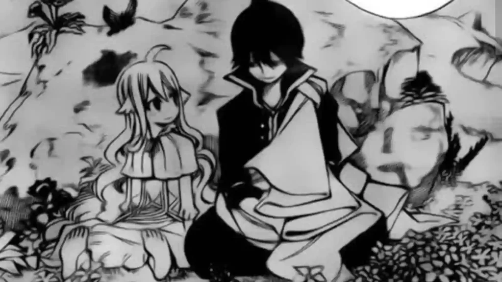 Mavis and Zeref talking a hundred years before